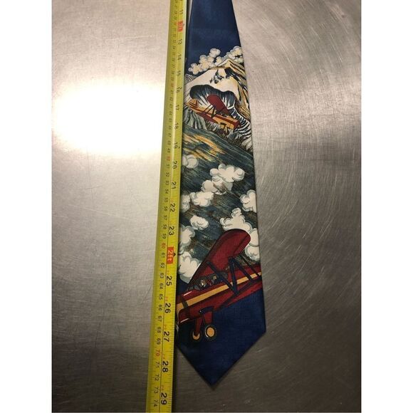🌼5for$25🌼 Beans McGee. Mens Airplane and Mountain “Flight over Mt. McKinley” - Picture 9 of 9